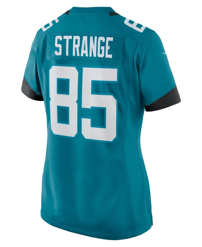 Brenton Strange Jacksonville Jaguars Women's Team Game Jersey -  Teal