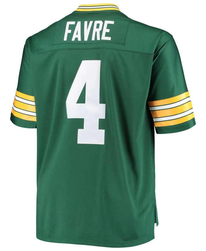 Brett Favre Green Bay Packers Mitchell & Ness Big & Tall 1996 Retired Player Replica Jersey - Green