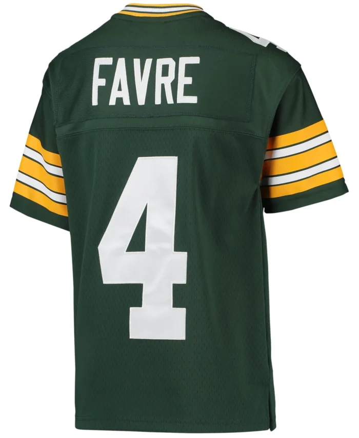 Brett Favre Green Bay Packers Mitchell & Ness Youth 1996 Retired Player Legacy Jersey - Green