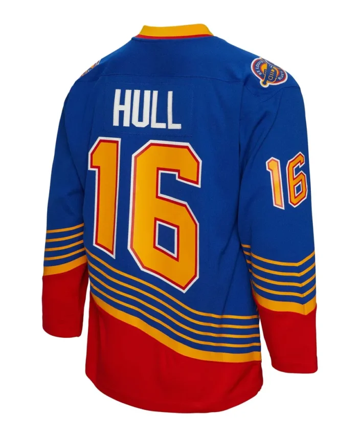 Brett Hull St. Louis Blues Mitchell Ness  1995/96 Blue Line Player Jersey - Blue