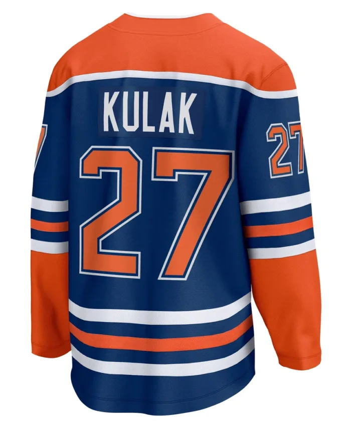 Brett Kulak Edmonton Oilers Fanatics Home Breakaway Player Jersey - Royal