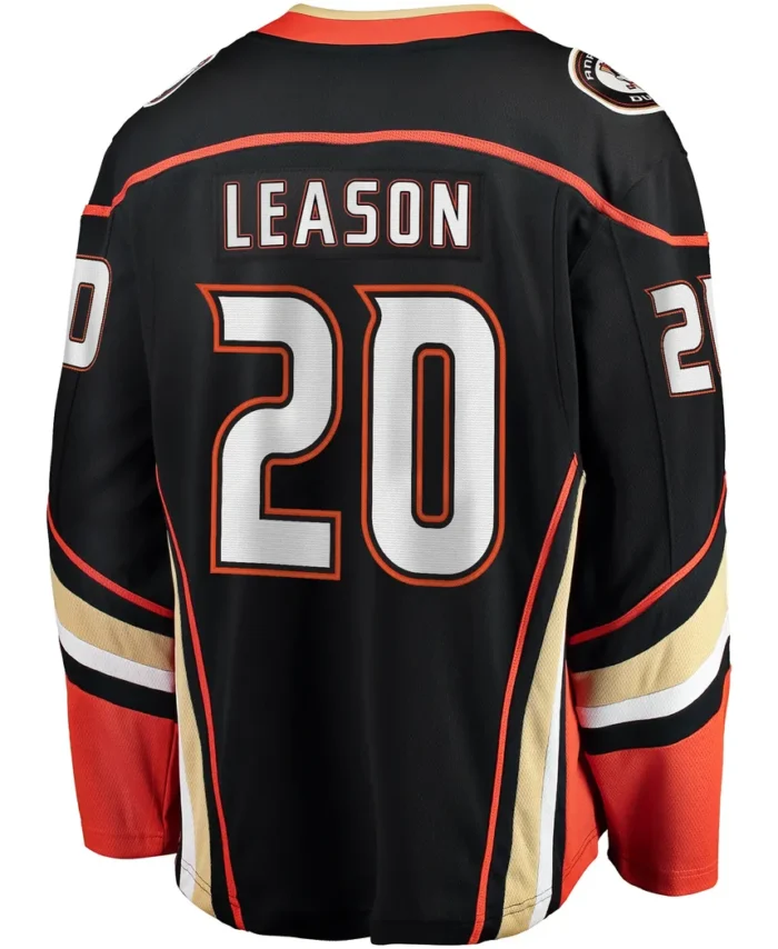 Brett Leason Anaheim Ducks Fanatics Home Premier Breakaway Player Jersey - Black