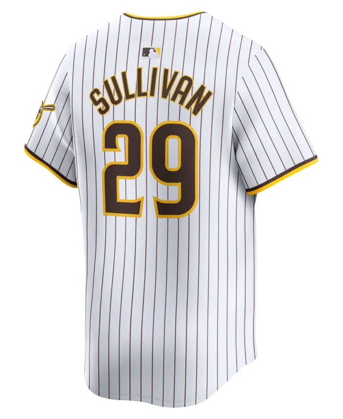 Brett Sullivan San Diego Padres Home Limited Player Jersey- White