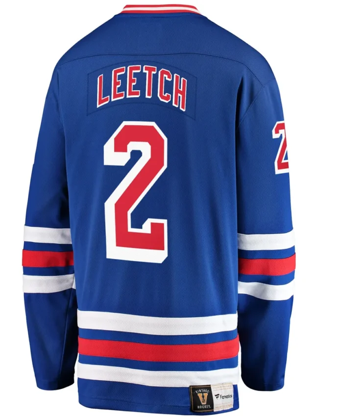 Brian Leetch New York Rangers Fanatics Premier Breakaway Retired Player Jersey - Blue