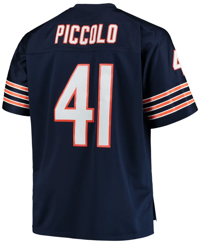 Brian Piccolo Chicago Bears Mitchell & Ness Big & Tall 1969 Retired Player Replica Jersey - Navy