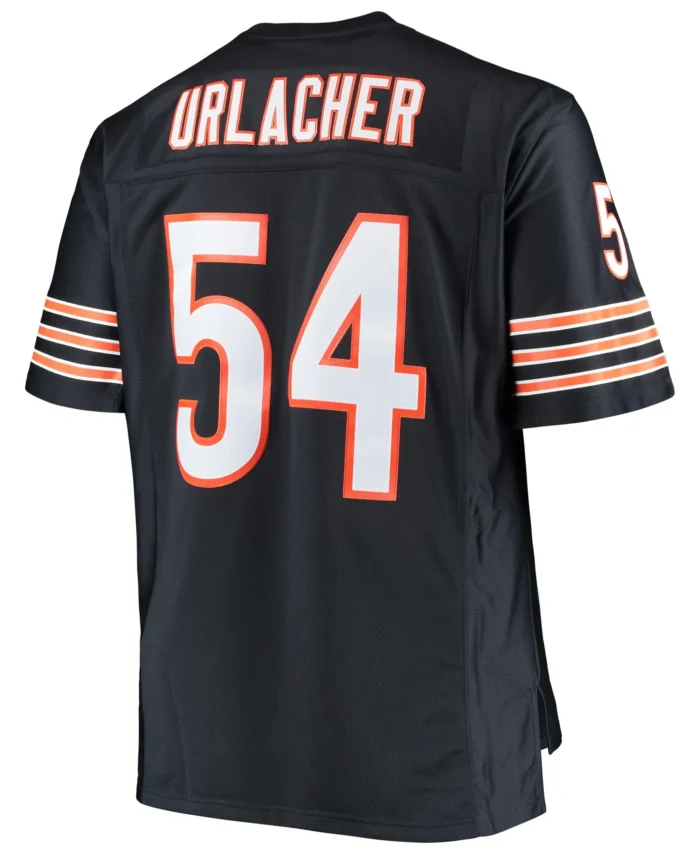 Brian Urlacher Chicago Bears Mitchell & Ness Big & Tall 2001 Retired Player Replica Jersey - Navy