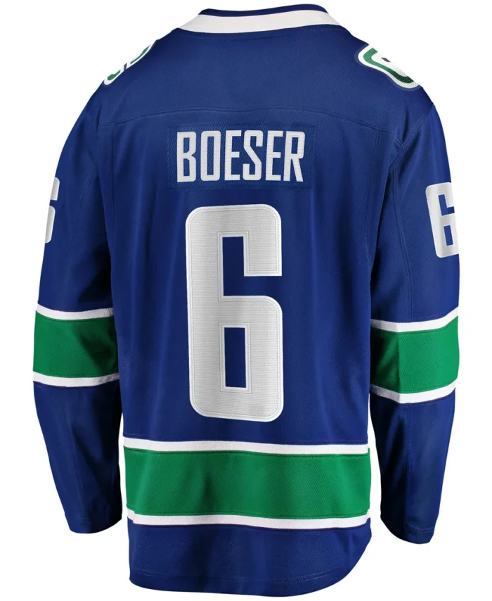 Brock Boeser Vancouver Canucks Fanatics Home Breakaway Jersey - Blue