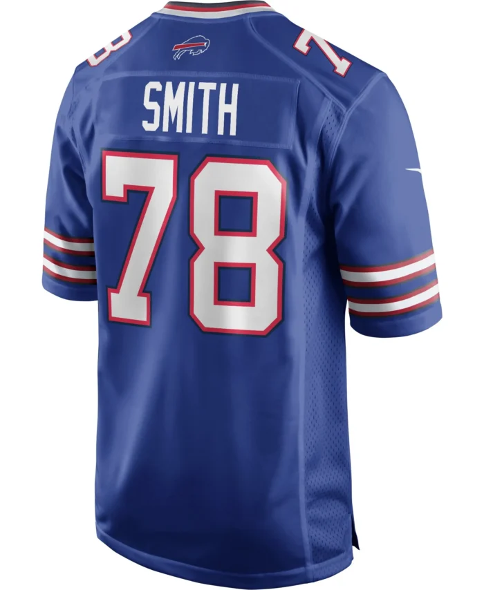 Bruce Smith Buffalo Bills Game Retired Player Jersey - Royal