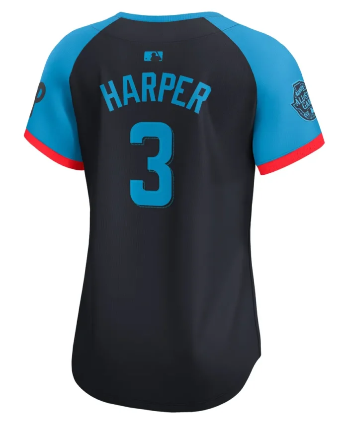 Bryce Harper National League Women 2024 MLB All-Star Game Limited Player Jersey- Navy