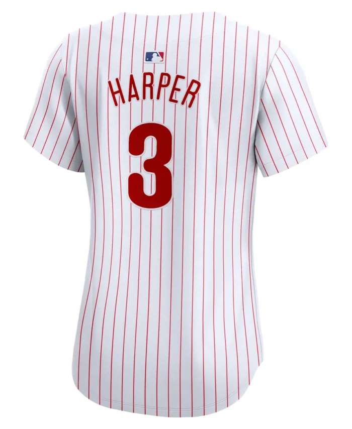 Bryce Harper Philadelphia Phillies Women Home Limited Player Jersey- White