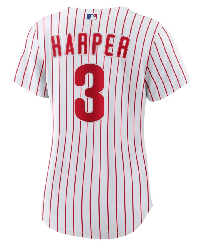 Bryce Harper Philadelphia Phillies Women Home Replica Player Jersey- White