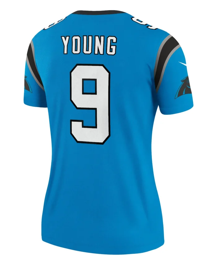 Bryce Young Carolina Panthers Women's Alternate Legend Player Performance Top -  Blue