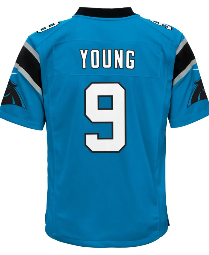Bryce Young Carolina Panthers Youth Game Jersey - Blue