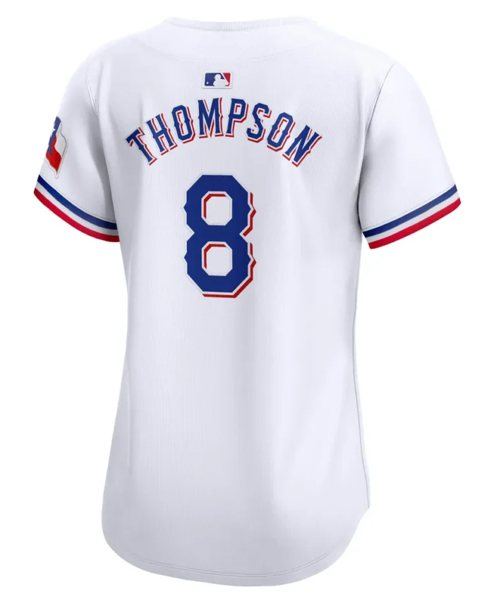 Bubba Thompson Texas Rangers Women  Home Limited Player Jersey - White
