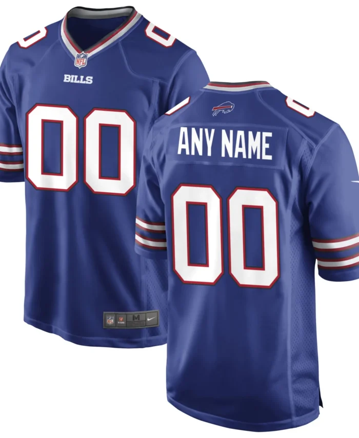 Buffalo Bills Custom Game Jersey - Royal