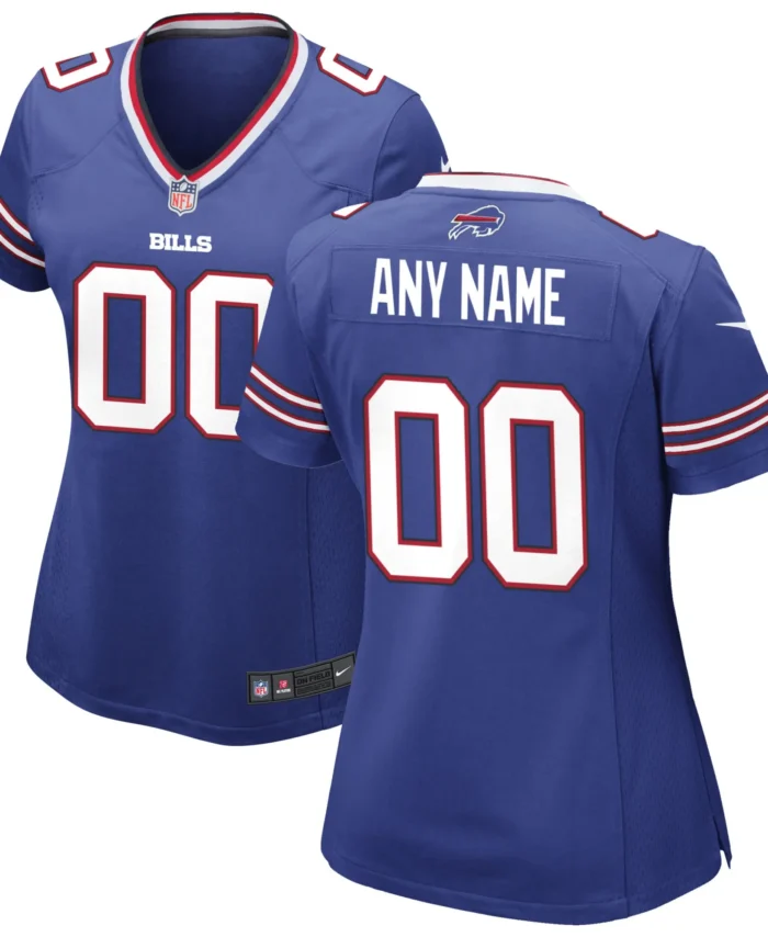 Buffalo Bills Women's Custom Game Jersey - Royal