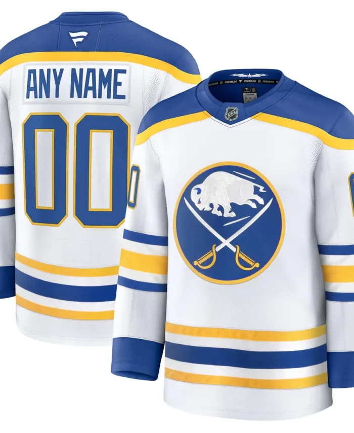 Buffalo Sabres Fanatics Away Premium Custom Jersey - White