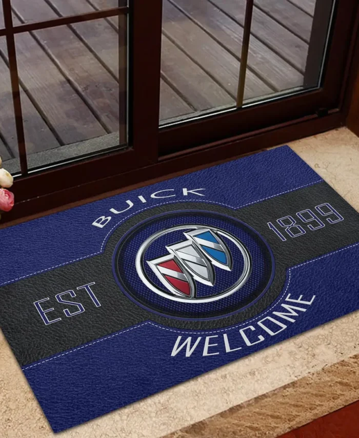 Crossover Vehicle Doormat, All Over Print Doormat For Car Owners CAR169 - Blue