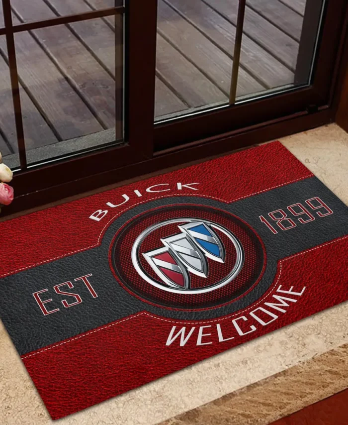 Mid-Size SUV Doormat, All Over Print Doormat For Car Fans CAR169 - Red