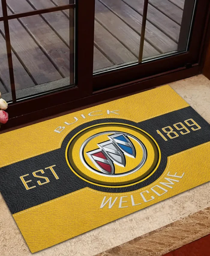 Compact SUV Doormat, All Over Print Doormat For Car Lovers CAR169 - Yellow