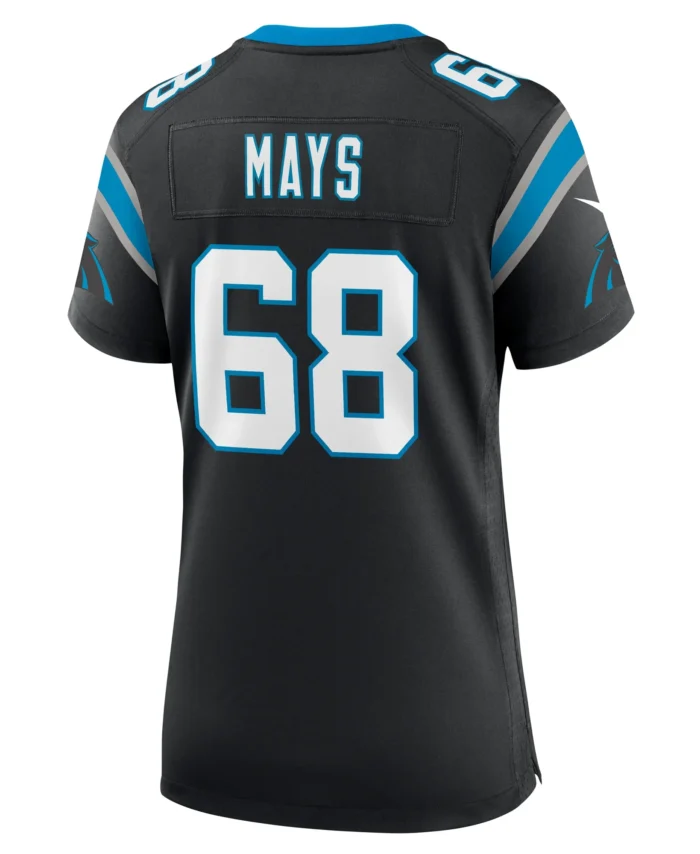Cade Mays Carolina Panthers Women's Team Game Jersey -  Black