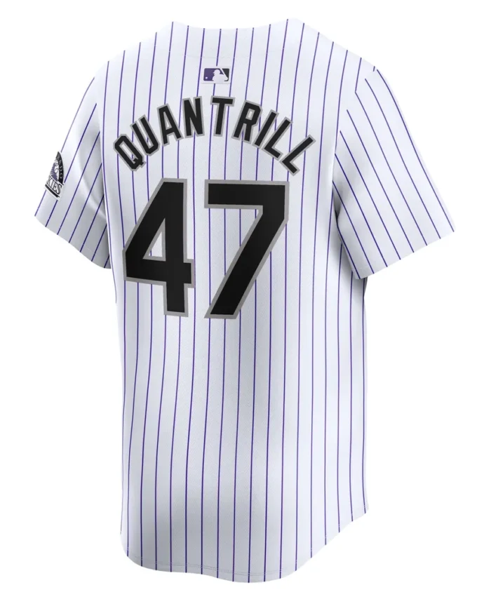 Cal Quantrill Colorado Rockies Home Limited Player Jersey - White
