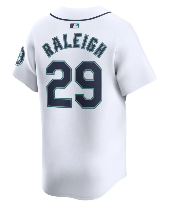 Cal Raleigh Seattle Mariners Home Limited Player Jersey- White