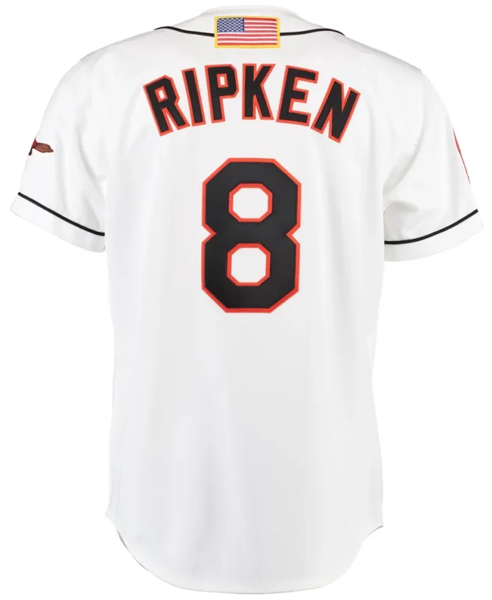 Cal Ripken Baltimore Orioles Mitchell Ness Home Authentic Jersey - White