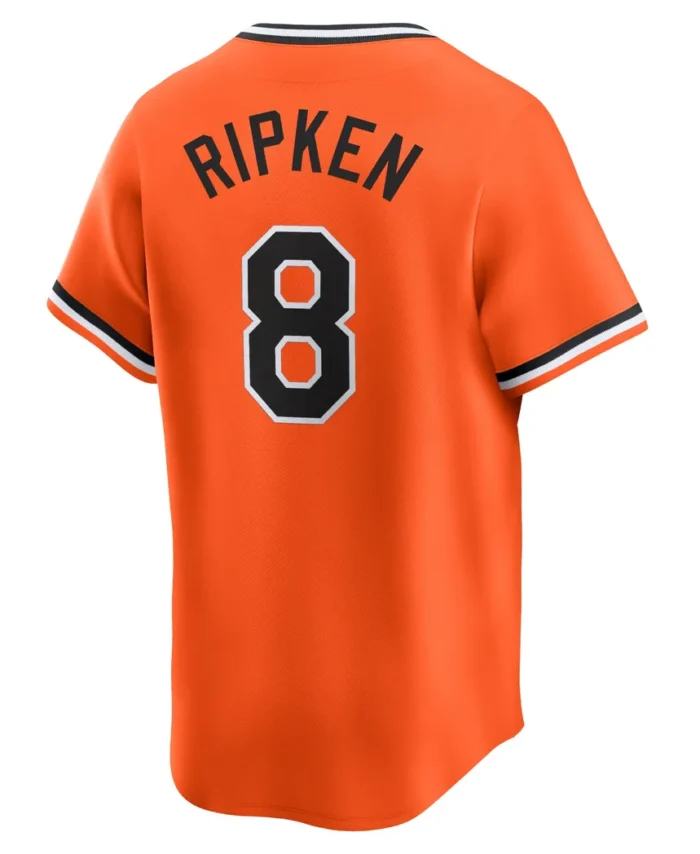 Cal Ripken Jr. Baltimore Orioles Throwback Cooperstown Limited Jersey - Orange