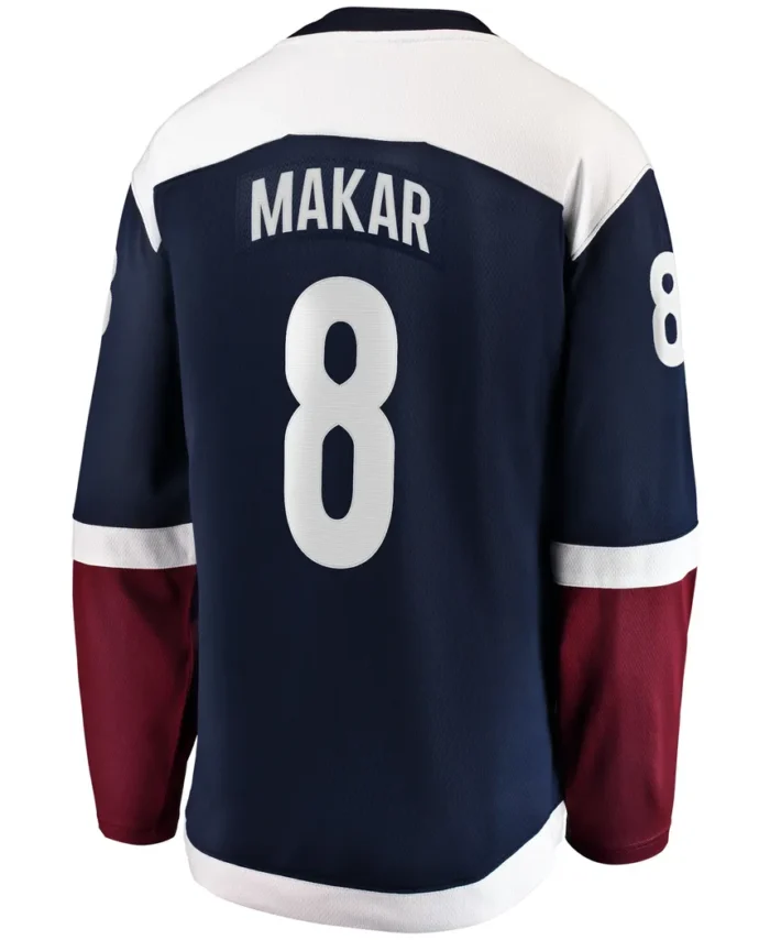 Cale Makar Colorado Avalanche Fanatics Alternate Premier Breakaway Player Jersey - Navy