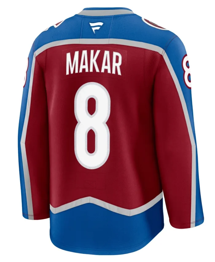 Cale Makar Colorado Avalanche Fanatics Home Premium Jersey - Burgundy