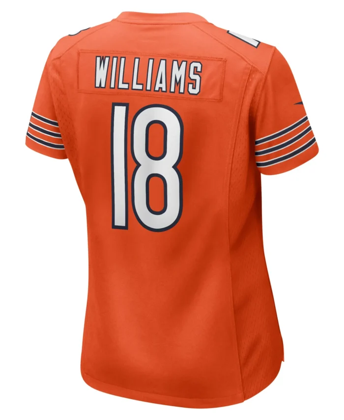 Caleb Williams Chicago Bears Women's Alternate  Game Jersey - Orange