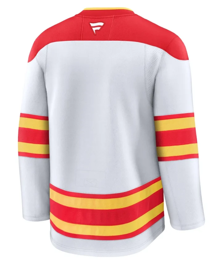 Calgary Flames Fanatics Away Premium Jersey - White
