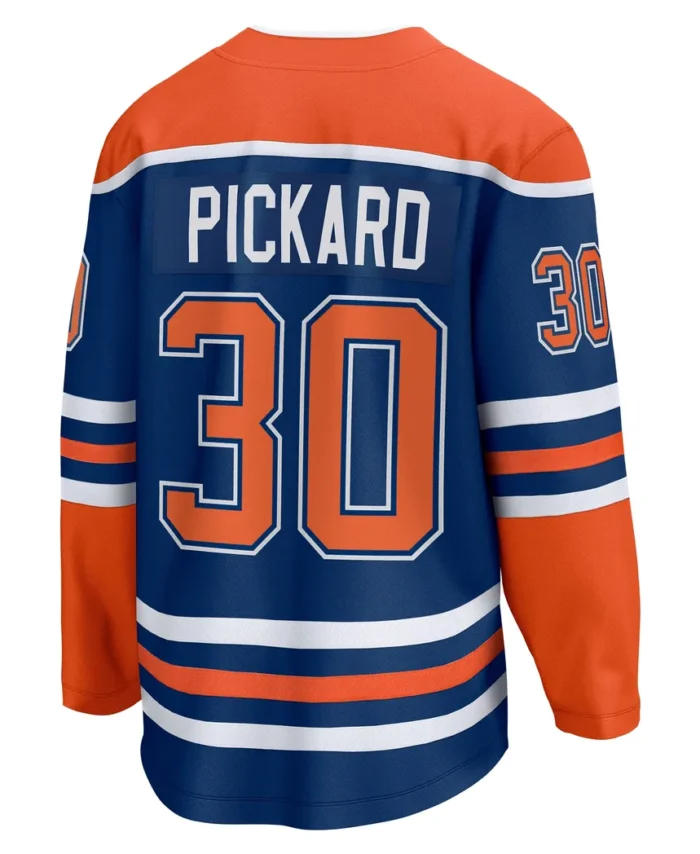 Calvin Pickard Edmonton Oilers Fanatics Home Premier Breakaway Player Jersey - Royal