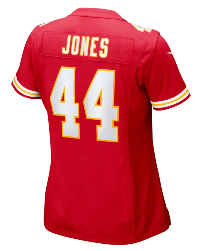 Cam Jones Kansas City Chiefs Women's  Game Jersey -  Red