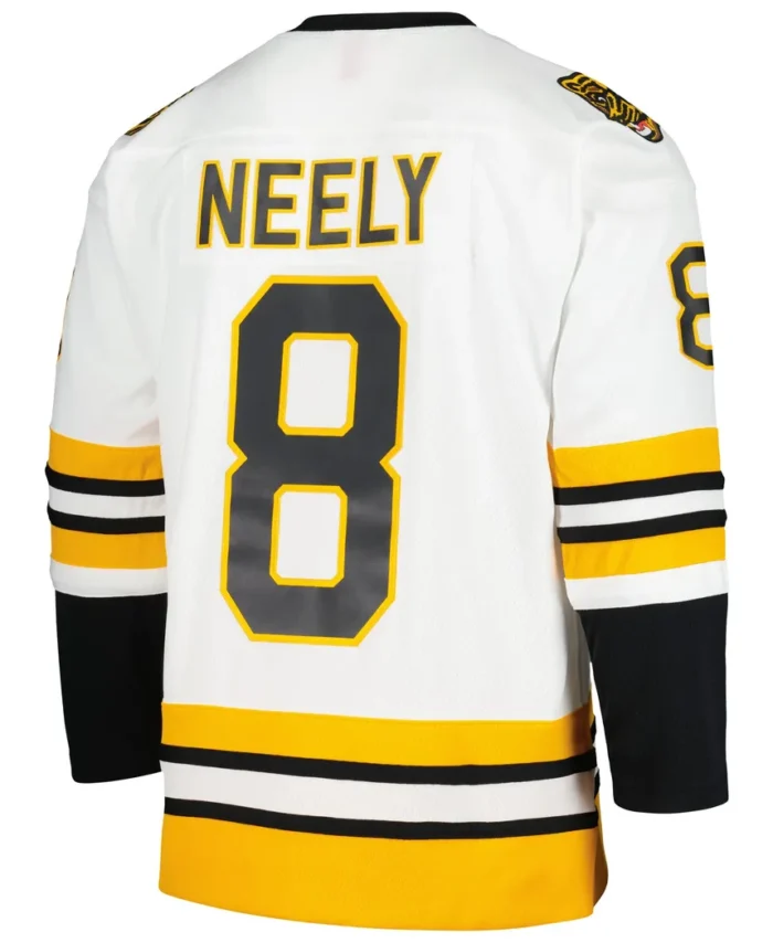 Cam Neely Boston Bruins Mitchell Ness  1993/94 Blue Line Player Jersey - White