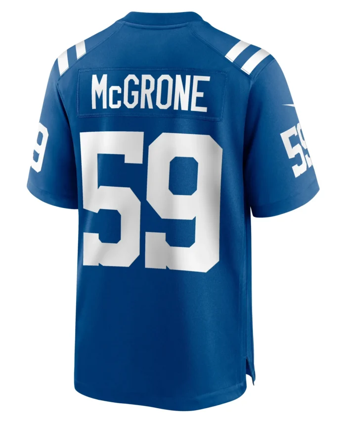 Cameron McGrone Indianapolis Colts Team Game Jersey -  Royal
