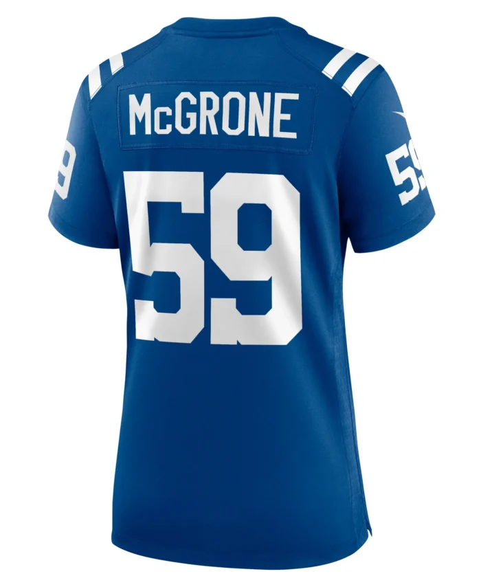 Cameron McGrone Indianapolis Colts Women's Team Game Jersey -  Royal