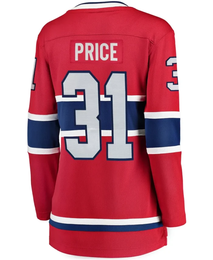 Carey Price Montreal Canadiens Fanatics Women Home Breakaway Player Jersey - Red