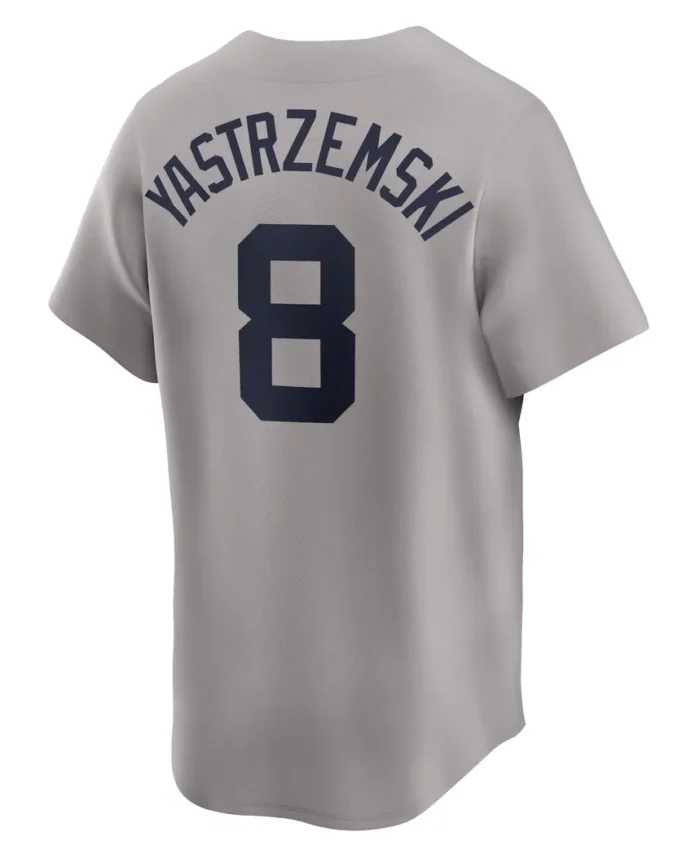 Carl Yastrzemski Boston Red Sox Throwback Cooperstown Collection Limited Jersey - Gray