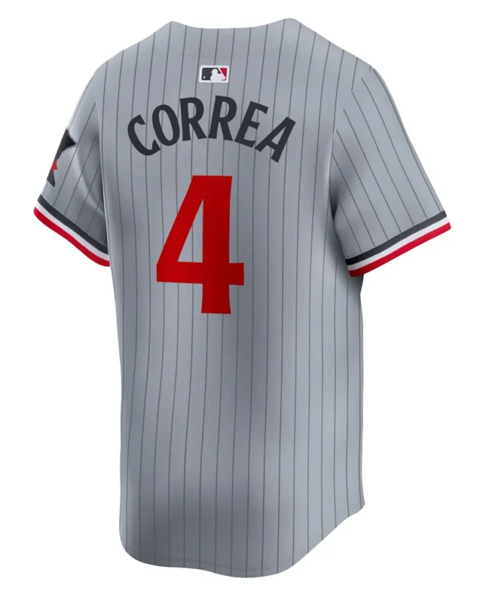 Carlos Correa Minnesota Twins Road Limited Player Jersey- Gray
