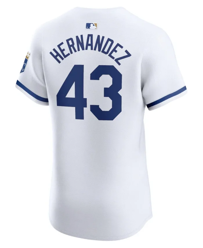 Carlos Hernandez Kansas City Royals Home Elite Player Jersey - White