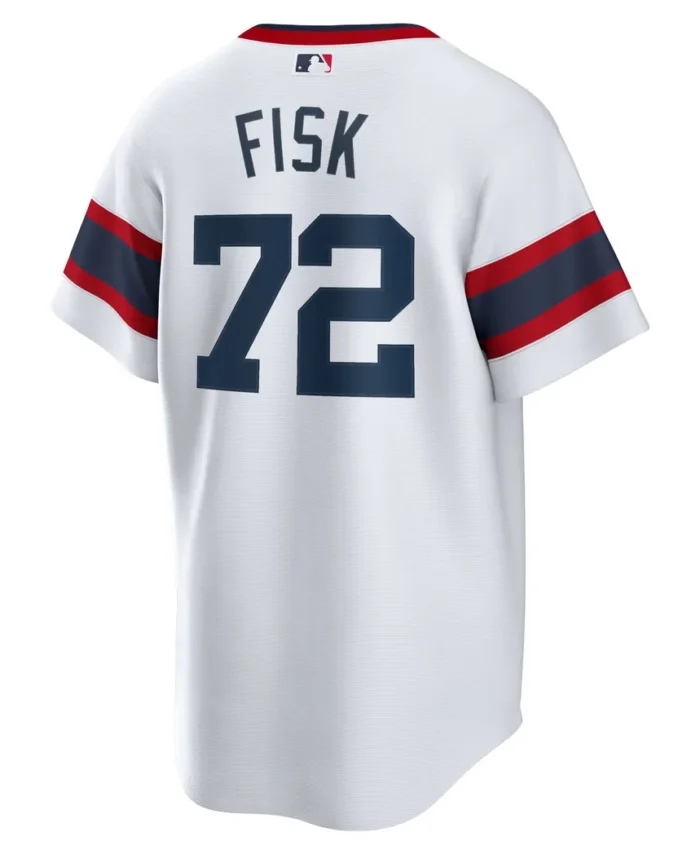 Carlton Fisk Chicago White Sox Home Cooperstown Collection Team Player Jersey - White
