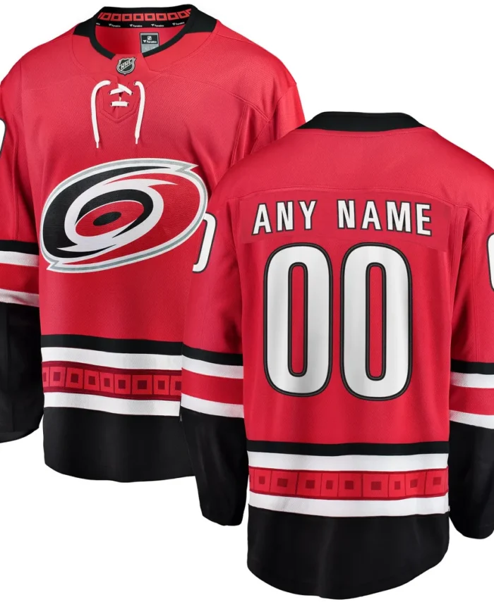 Carolina Hurricanes Fanatics Alternate Breakaway Custom Jersey - Red