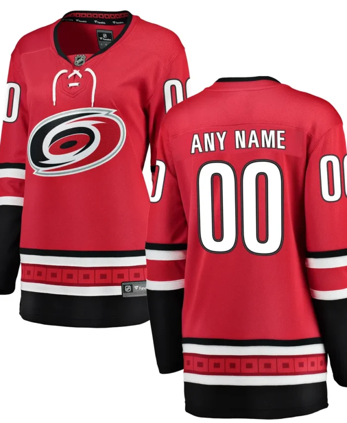 Carolina Hurricanes Fanatics Women Alternate Breakaway Custom Jersey - Red