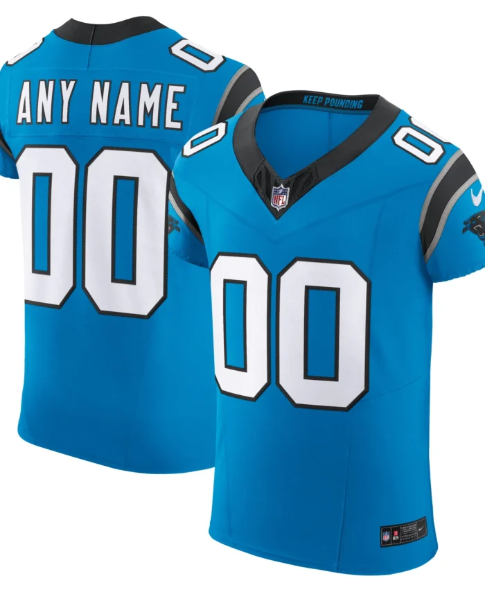 Carolina Panthers Vapor F.U.S.E. Elite Custom Jersey - Blue