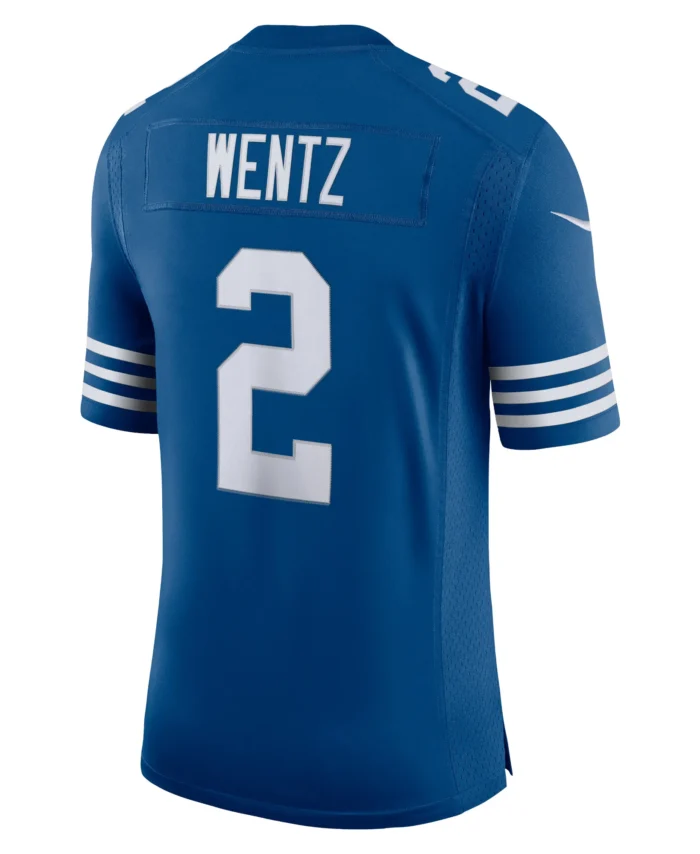 Carson Wentz Indianapolis Colts Alternate Vapor Limited Jersey - Royal