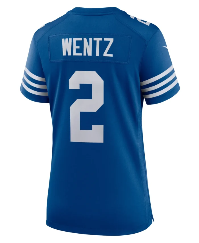 Carson Wentz Indianapolis Colts Women's Alternate Game Jersey - Royal