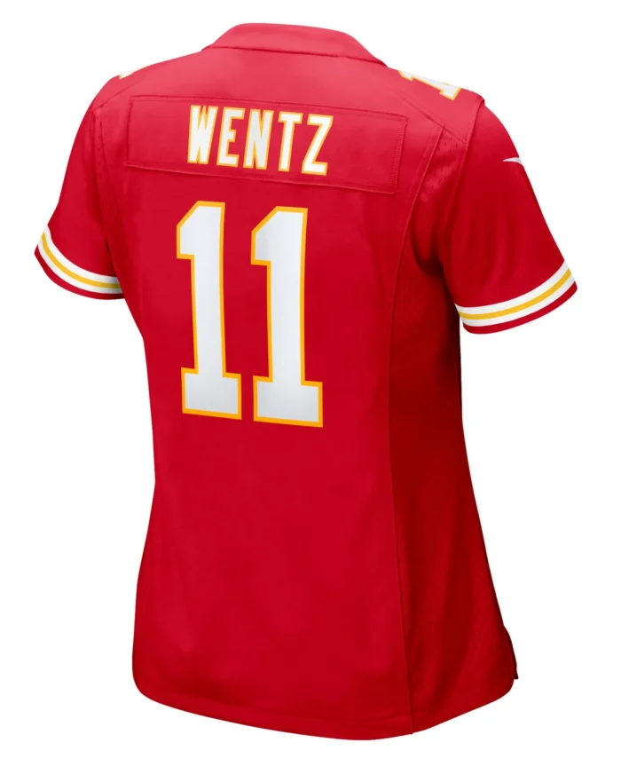 Carson Wentz Kansas City Chiefs Women's  Game Jersey -  Red