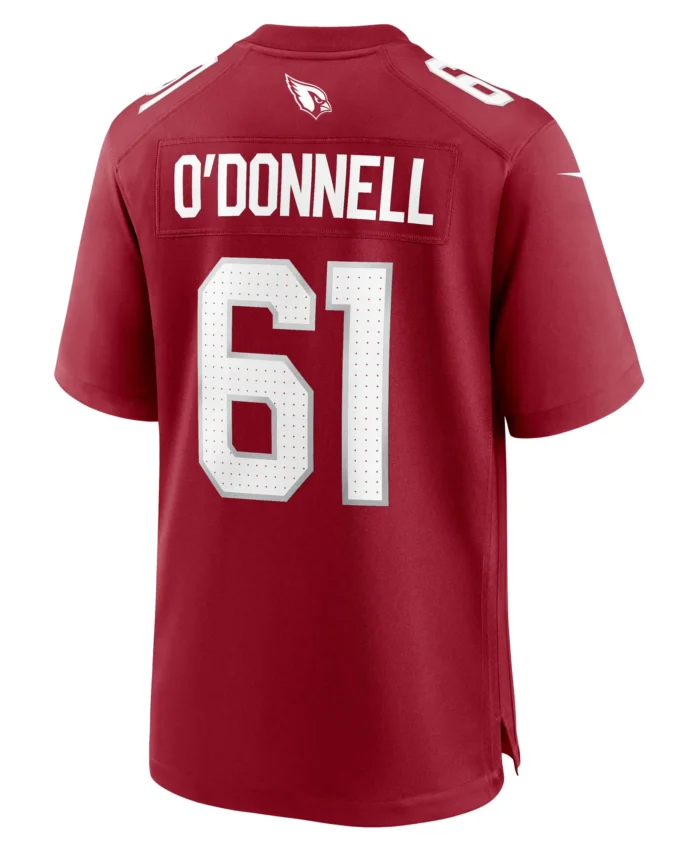 Carter O'Donnell Arizona Cardinals Team Game Jersey -  Cardinal